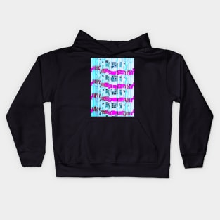 Hong Kong Apartment Building Brualism Glitch Art Kids Hoodie